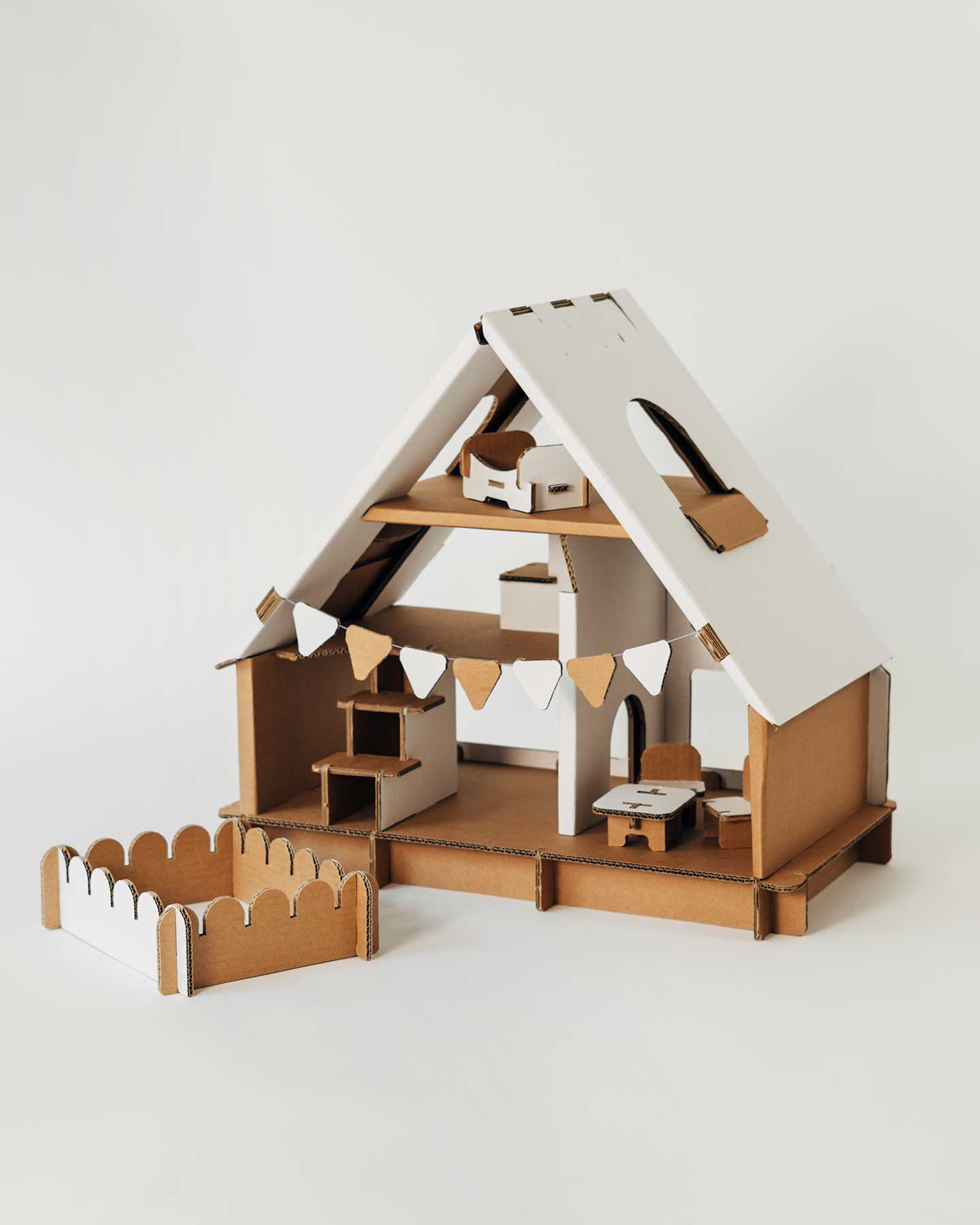 Papperlapapp-Wellpappe-Puppenhaus-Mini-Produktbild